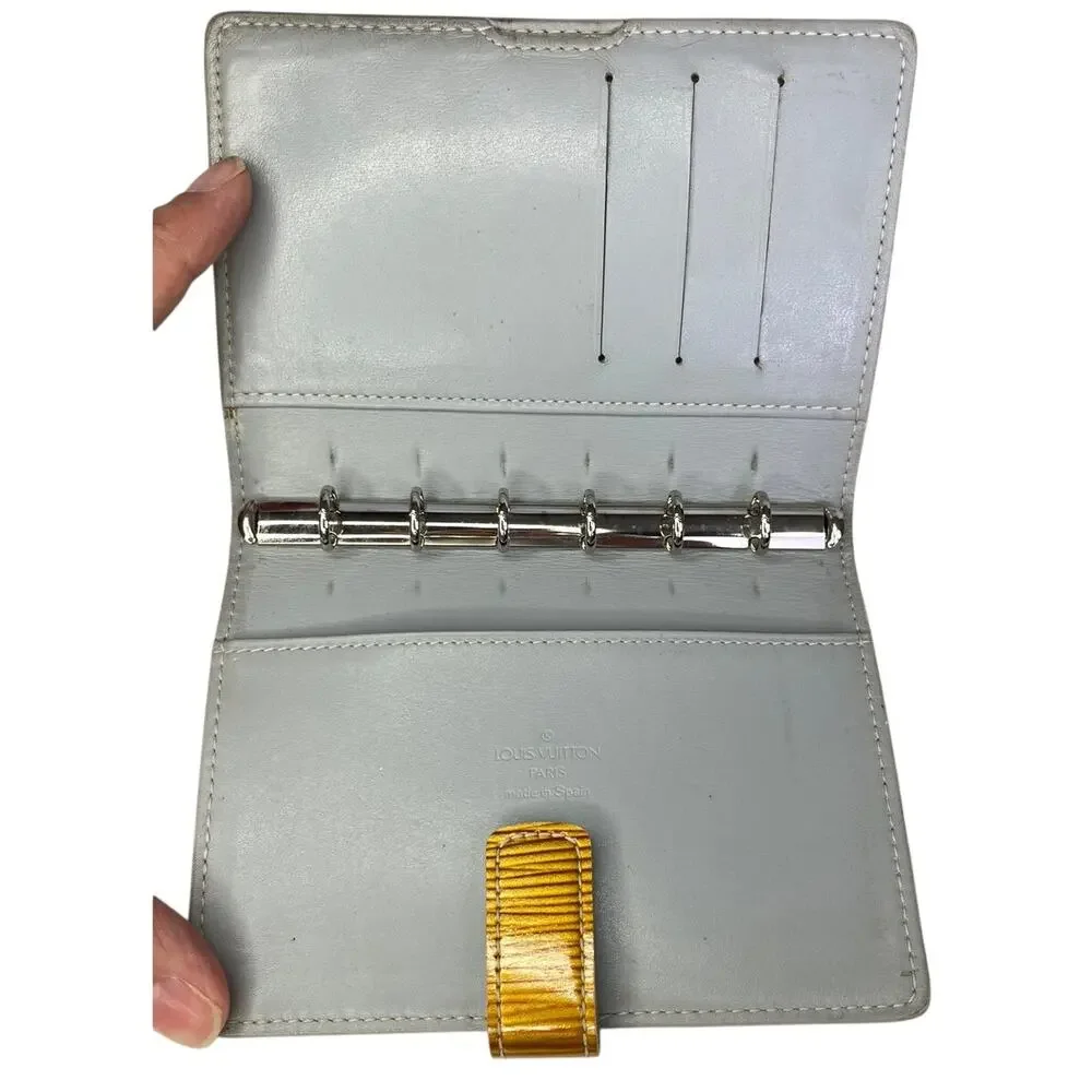 Louis Vuitton Cyber Epi Millennium Agenda PM Gold M99081 Limited Edition 2000